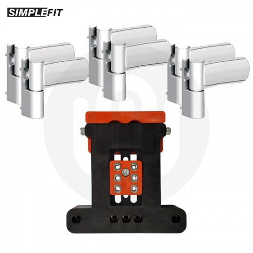 Simplefit Repair Flag Hinges & Jig Kit 6 Pieces
